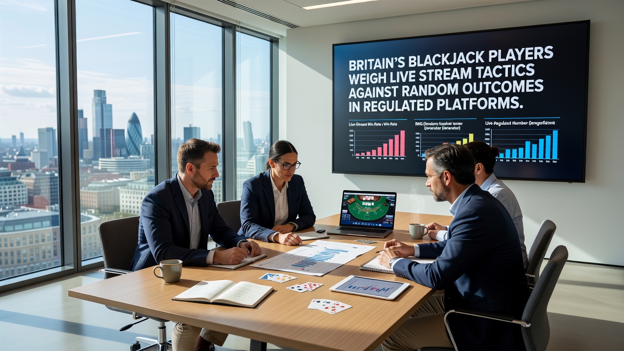 Comparison of live stream blackjack tactics and RNG outcomes for UK players
