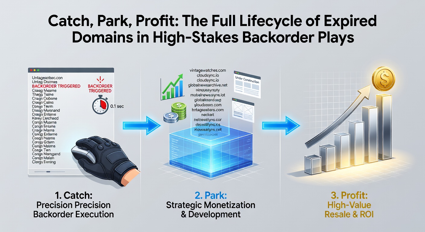 Screenshot of a domain auction dashboard displaying bidding wars on an expired premium domain, with graphs of price escalation and competitor counts