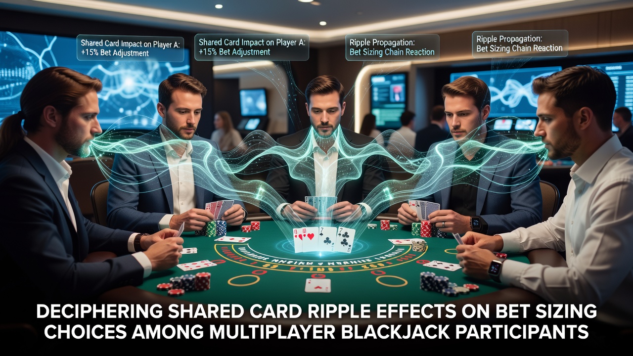 Blackjack table showing multiple players and shared card layout during live play