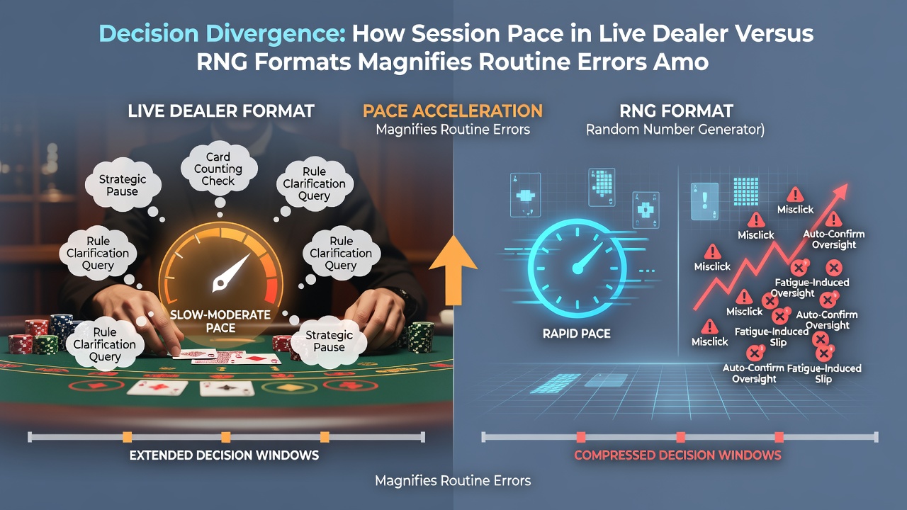 UK players at online blackjack terminals illustrating session flow differences