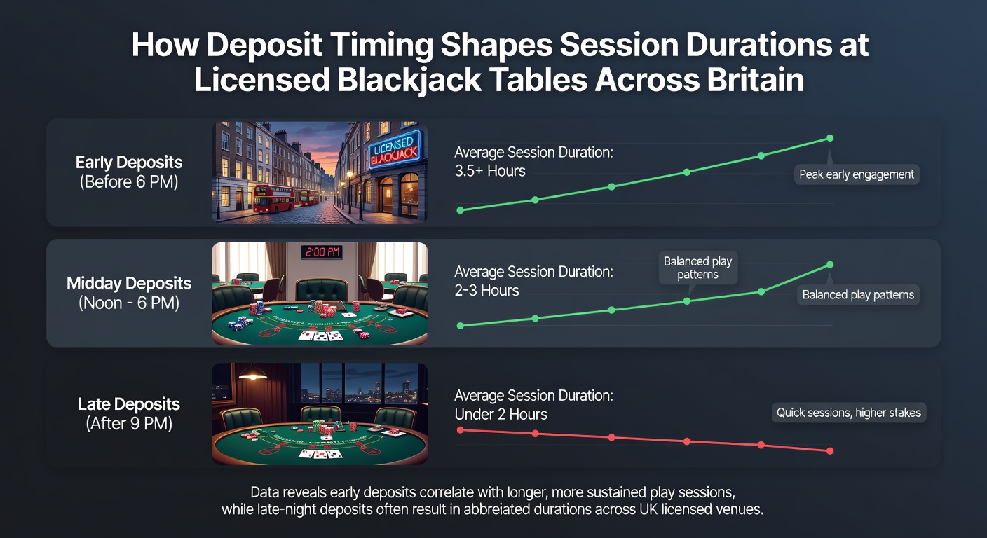 Blackjack players at a British casino table during a busy weekend evening session