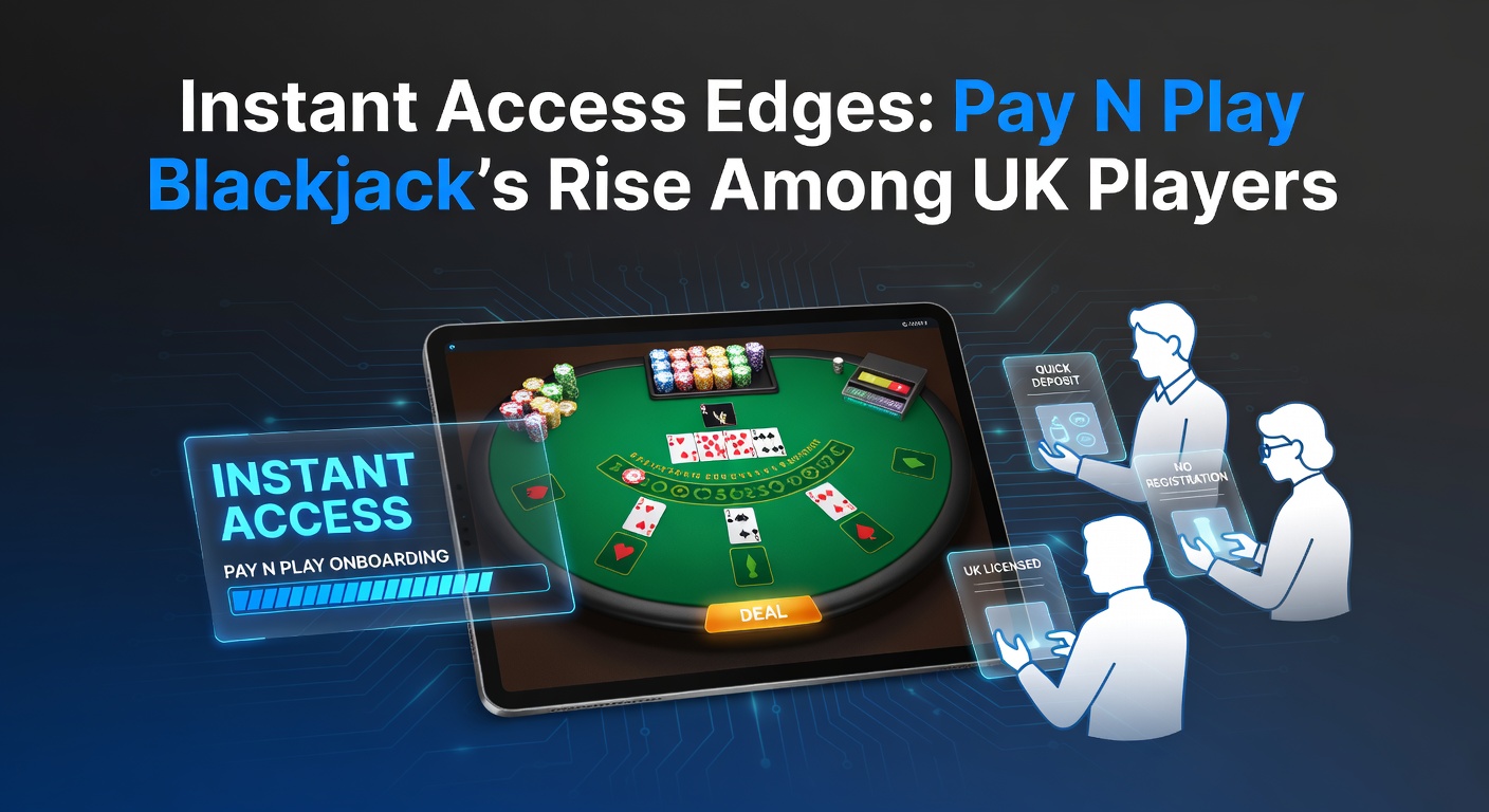 Close-up of a mobile screen showing Pay N Play deposit flow into a live UK blackjack game, emphasizing speed and simplicity