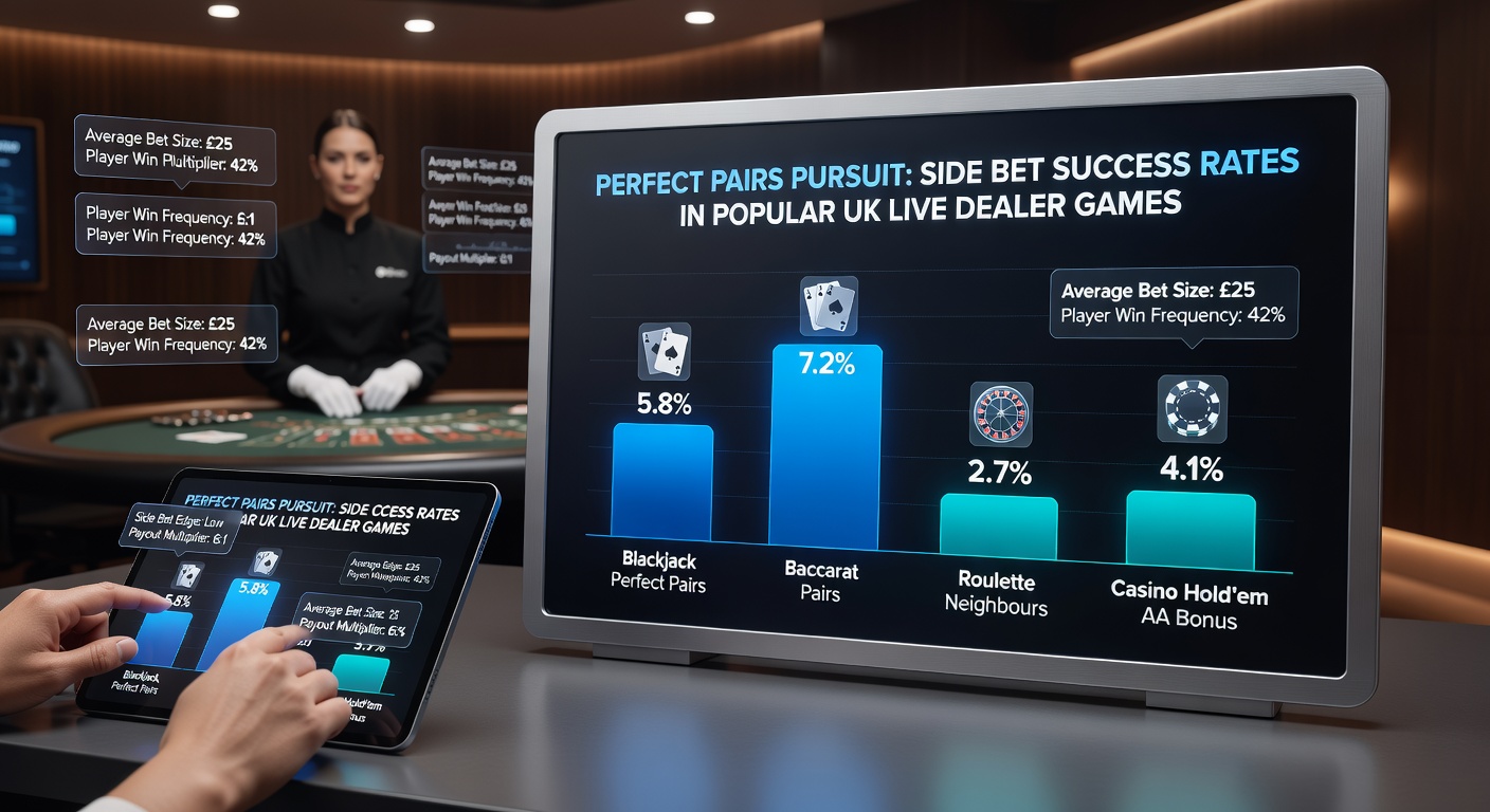 Close-up of Perfect Pairs payout tiers on a Playtech live blackjack interface, highlighting coloured and perfect pair wins