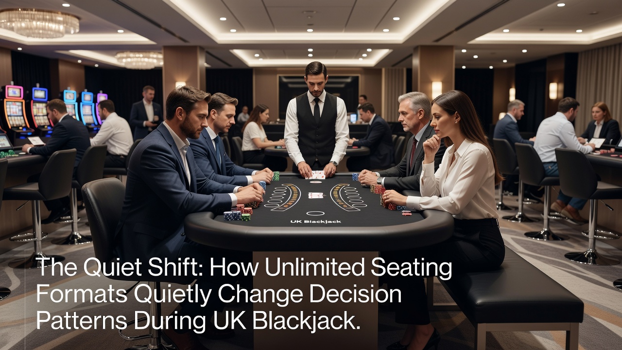 Close-up of blackjack gameplay showing shared cards and player decision interfaces in unlimited format