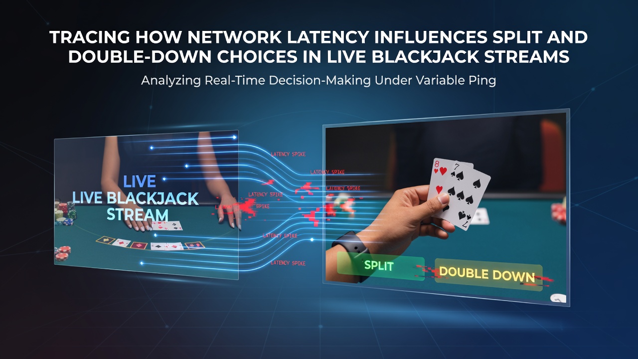 Live blackjack stream interface showing real-time card distribution and decision timers