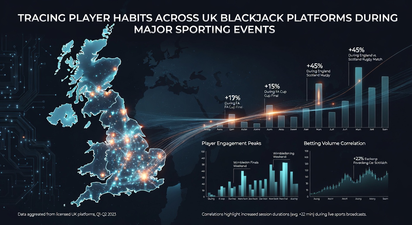 Mobile device showing simultaneous sports broadcast and blackjack interface used by UK players during event overlaps
